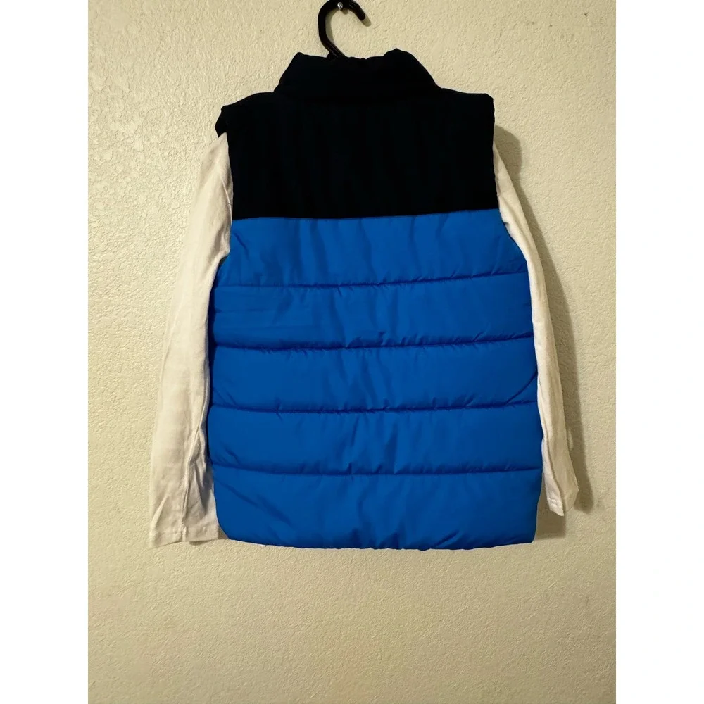 Puma Boy's Long Sleeve T-Shirt & Vest Set Size S (7/8) Blue & White - Picture 4 of 6